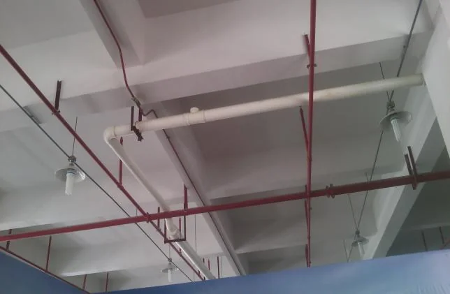 Fire sprinkler pipework installation