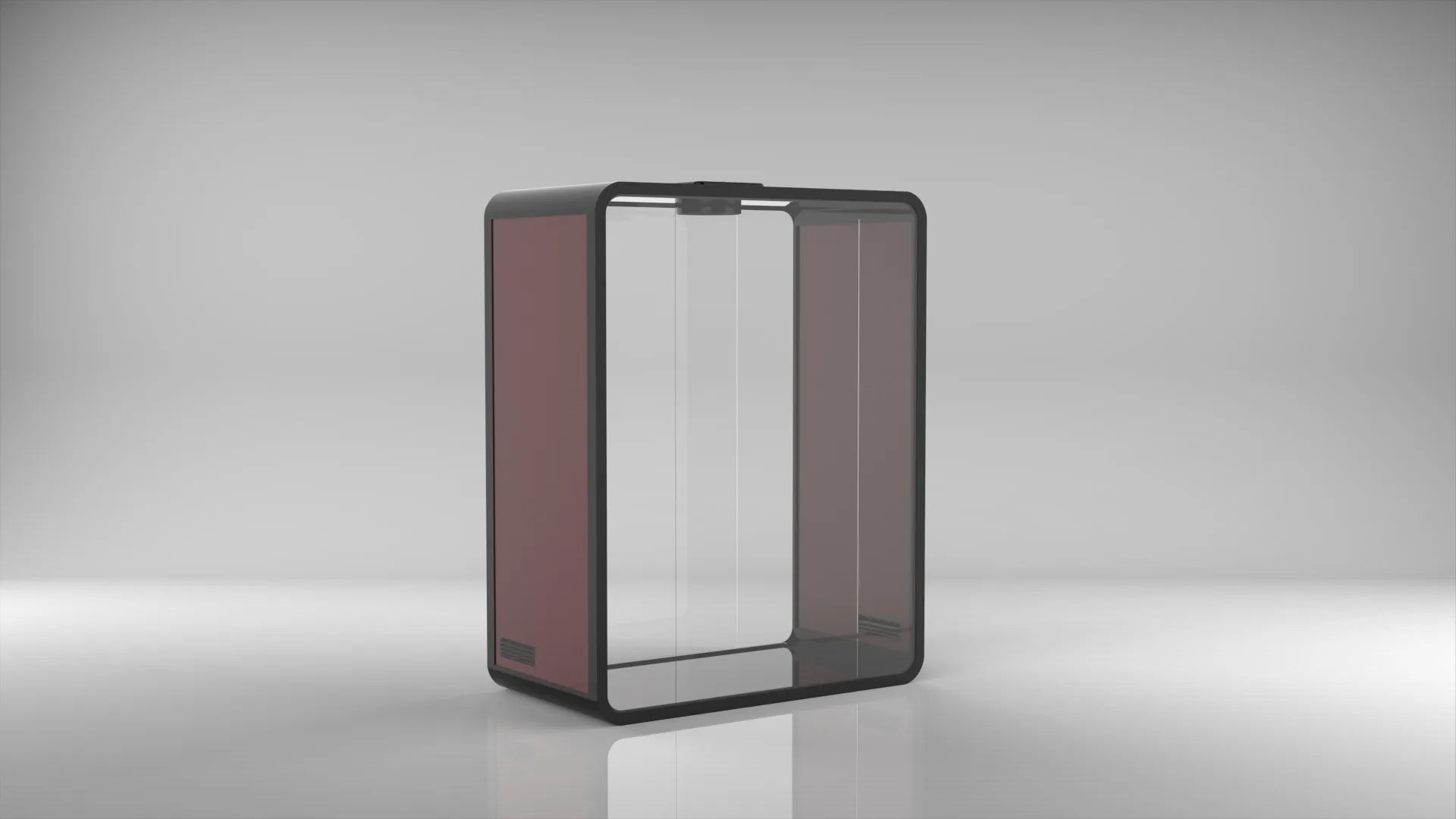 Sound pod at exhibition